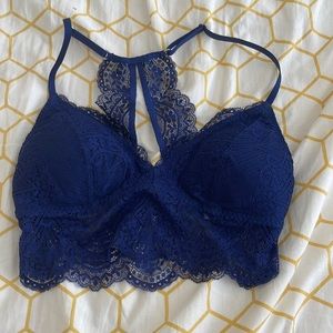 NWT Hollister sexy blue size s bralette